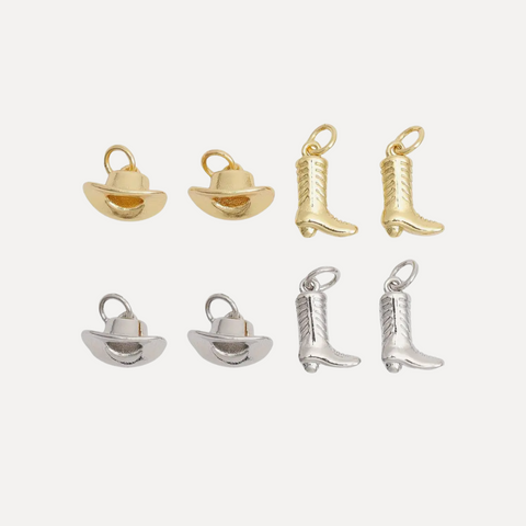 DIY CHARM NECKLACE KITS - GOLD