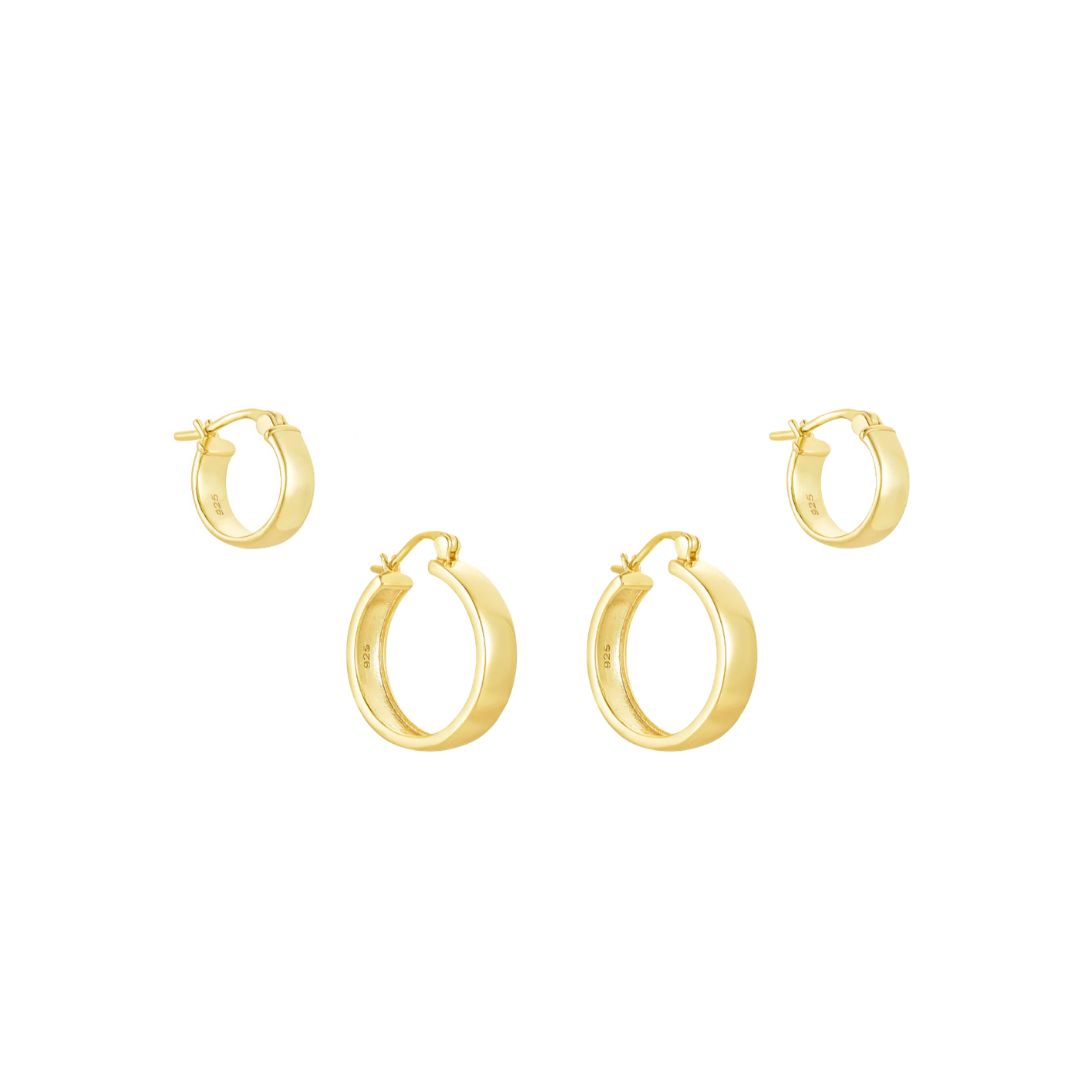 THE GOLD HOOP STACK