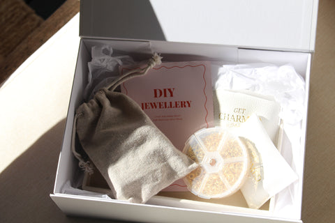 DIY CHARM NECKLACE KITS - GOLD