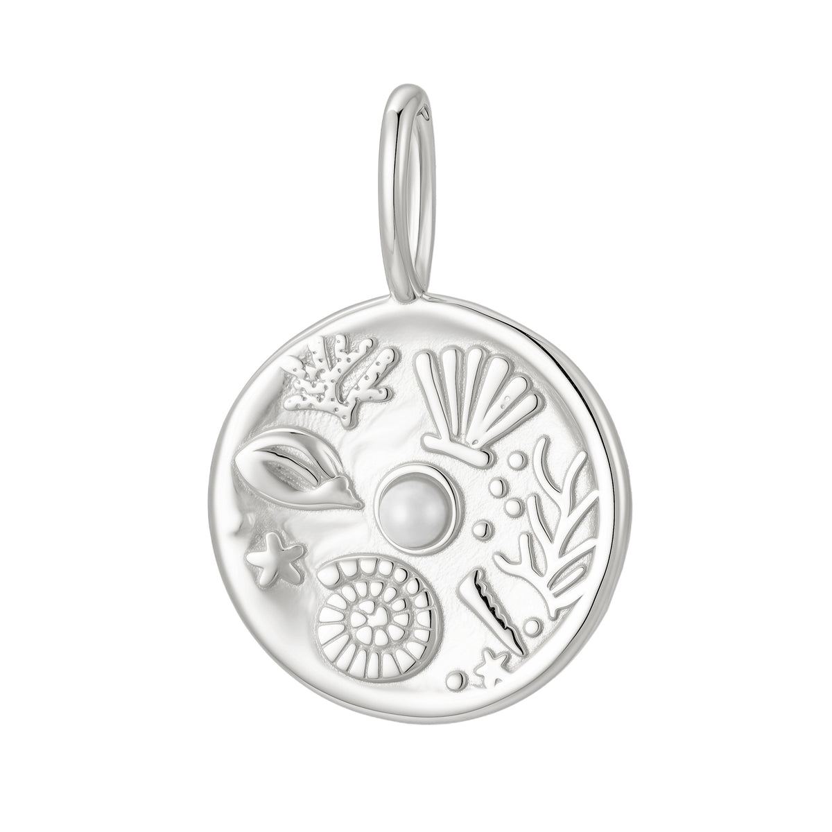 THE OYSTER CHARM SILVER