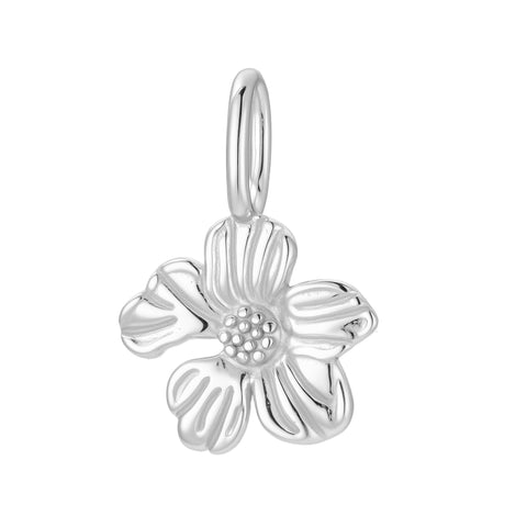 THE HIBISCUS CHARM SILVER