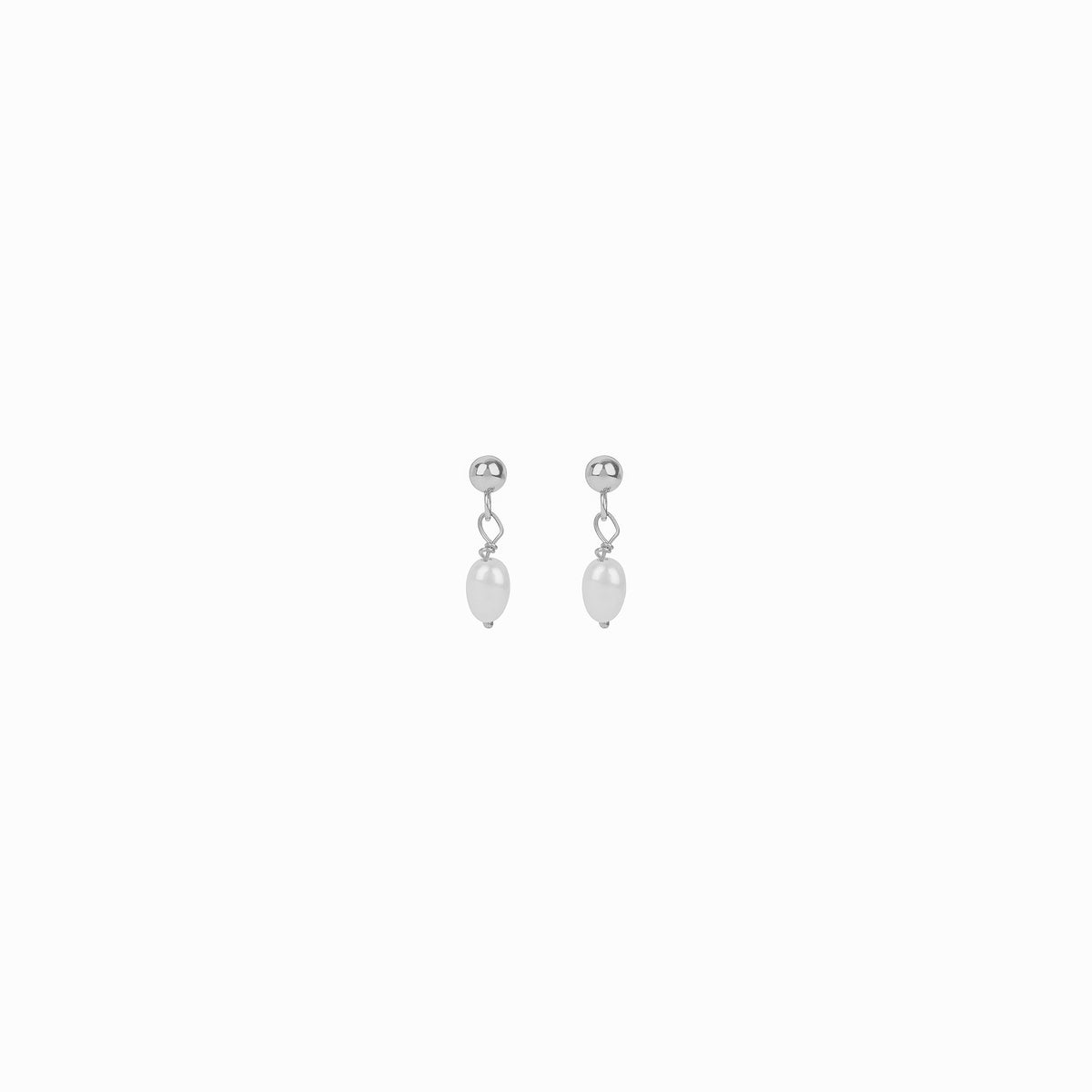 THE BELLE EARRINGS SILVER