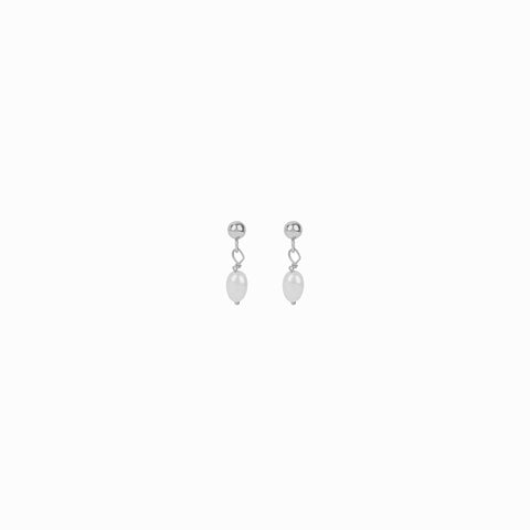 THE BELLE EARRINGS SILVER