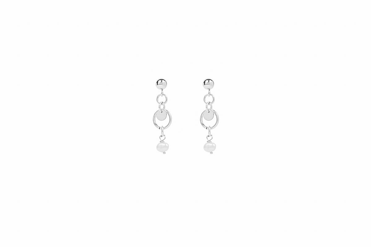 THE KEHLANI EARRINGS SILVER