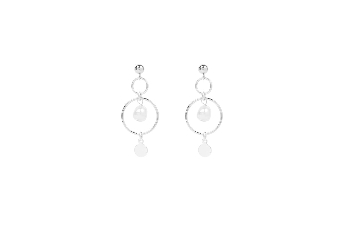 THE MALIAH EARRINGS SILVER